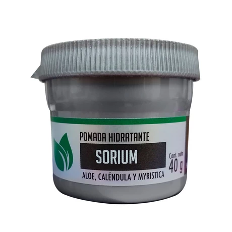 Pomada Sorium hidratante, aloe, calendula y myristica 40 g