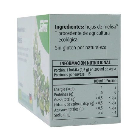 Infusión herbal de Melisa 15 bolsitas - Salus - vista alternativa