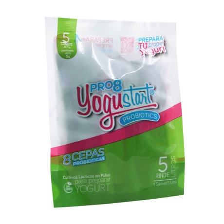 Yogurt Pro8 Cepas Probiot. X5 Un Polvo, Yogustart