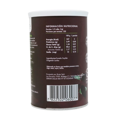 Canela Ceylan en polvo 150 g, Brota - vista alternativa