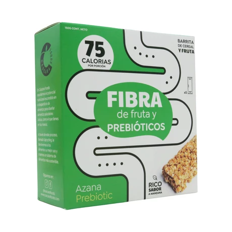 Barrita Azana prebiotic caja display x 5u, Cascara
