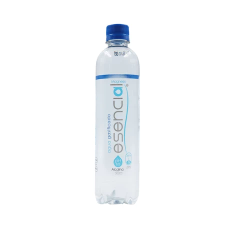 AGUA ALCALINA CON MAGNESIO C/GAS 500 ML, ESENCIAL