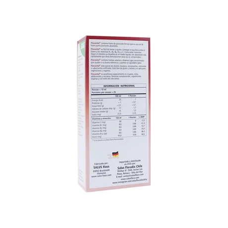 Floravital Hierro + Vitaminas 250 ml - Salus - vista alternativa