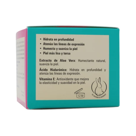 Crema Facial Hidratante Aloe Vera + Acido Hialuronico 50 g - Alloette ® - vista alternativa
