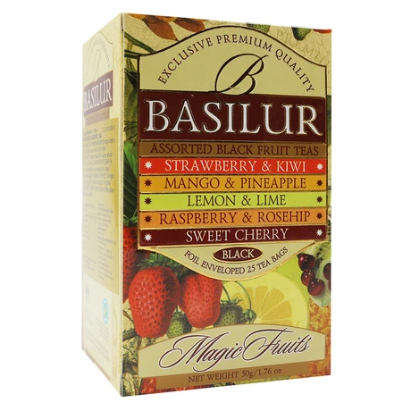 Té negro frutas magic fruit 2g x 25 bolsas, Basilur