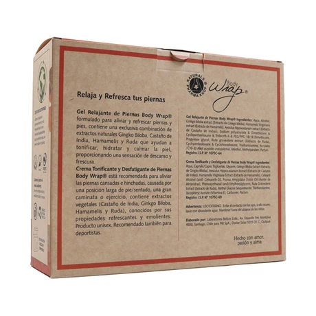 Pack gel relajante piernas cansadas 250 mL - Crema piernas 200 G. - vista alternativa