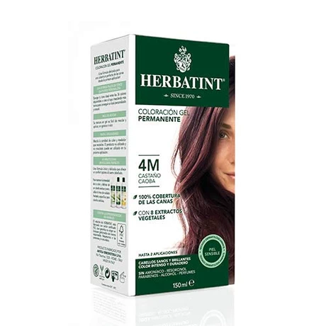 Tintura permanete 4m cast. caoba 150 ml, herbatint - vista alternativa