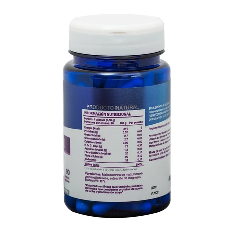 Biotin 150 mcg x 90 cápsulas vegetales - Natblue® - vista alternativa