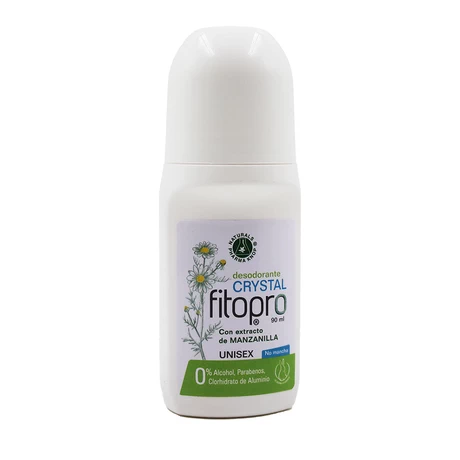 Desodorante Roll-On Crystal Manzanilla 90 mL - Fitopro
