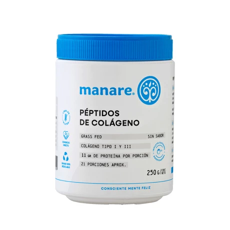 Péptidos colágeno s/gluten - sabor 250g, Manare