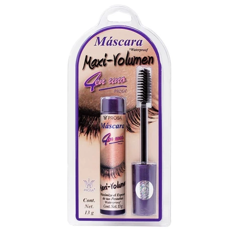 Mascara Pestañas Maxi-Vol Waterproof 13 g, Prosa  
