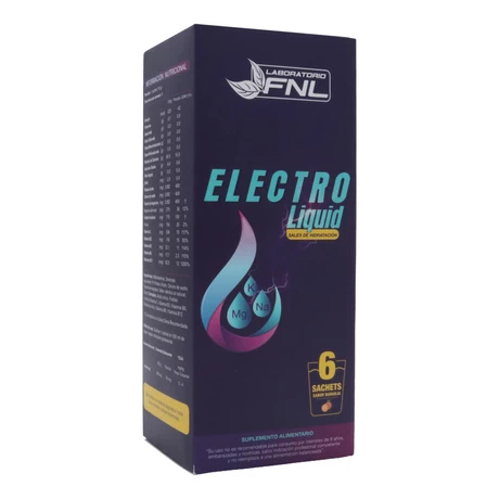 Electroliquid 13g x 6 sachets sab. naranja. FNL 