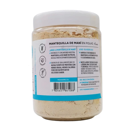 Mantequilla de mani en polvo 300 g, Manare  - vista alternativa