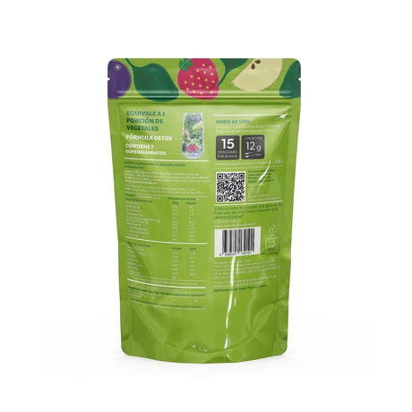 Batido supergreens 180 g, Cascara - vista alternativa