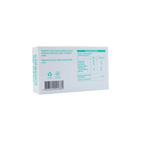 Aceite de Pepa de calabaza 1000 mg x 30 cápsulas - Knop Laboratorios® - vista alternativa