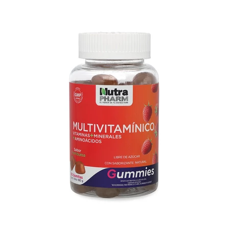 Multivitamínico x60 gomitas, Nutrapharm