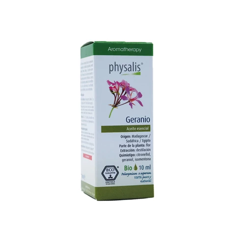 Aceite esencial Geranio orgánico 10 mL - Physalis®
