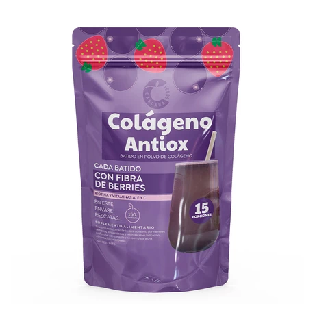 Colágeno Antiox sabor berries  - vista alternativa