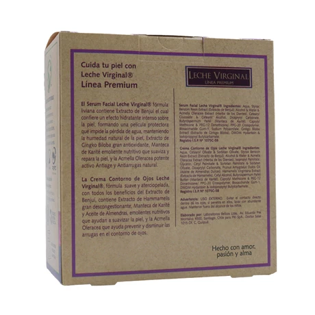 Pack Premium Leche Virginal® ANTI-AGE  Serum Facial 50g & Contorno de Ojos 30 g  - vista alternativa