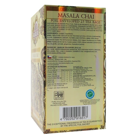 Té masala chai 2g x 25 bolsas, Basilur - vista alternativa