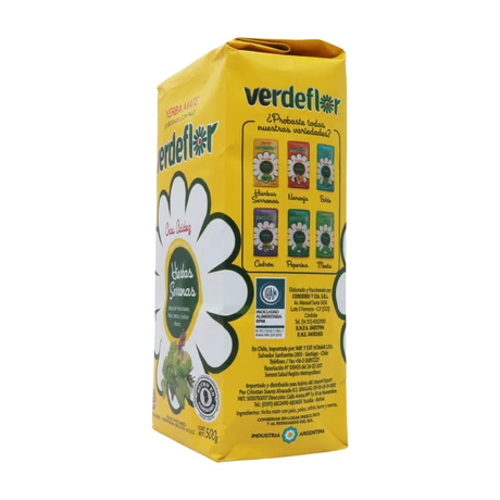 Yerba mate hierbas serranas 500g, Verde Flor - vista alternativa