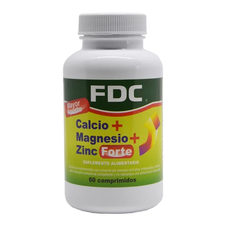Calcio Magnesio Zinc forte x 60 comprimidos - FDC