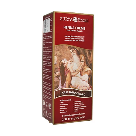 Henna creme Castaño Oscuro