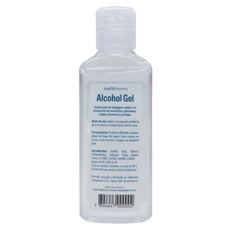 Alcohol gel 60 mL                        - vista alternativa