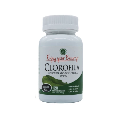 Clorofila 50 mg x 120 cápsulas blandas - Enjoy Your Beauty® - vista alternativa