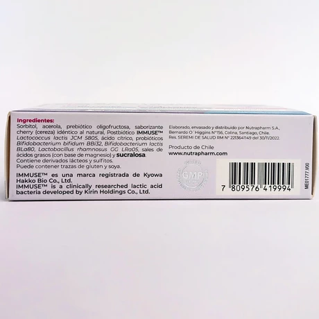 PostBiotic Mini x30 comprimidos masticables, Nutrapharm - vista alternativa