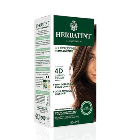 Tintura Permanente 4D Castaño Dorado Herbatint