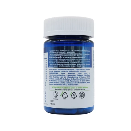 Beauty Blue Q10 658 mg x 60 cápsulas vegetales - Natblue® - vista alternativa