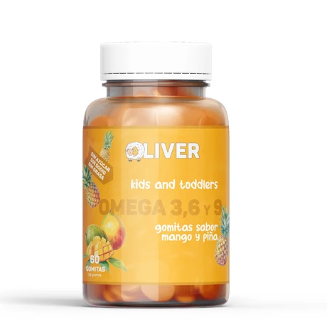 Omega 3, 6 y 9 x 60 gomitas, Oliver Kids