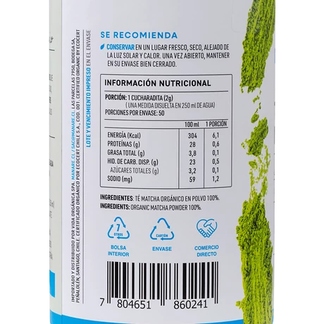 Matcha organica 100g, Manare - vista alternativa