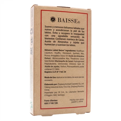 Pack Baisse balsamos labiales frutilla + mango + manzana  - vista alternativa