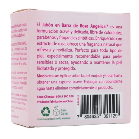 Jabón en barra de Rosa 100 g  - Angelical® - vista alternativa