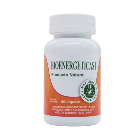 Bioener I 400 mg x 100 cápsulas – Pharma Knop® - vista alternativa
