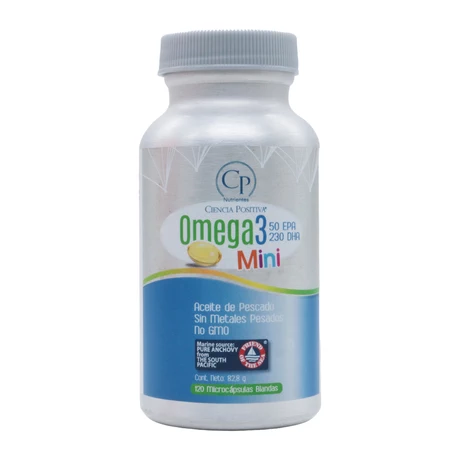 Omega 3 Mini 50 EPA 230 DHA x120 microcápsulas, CPN