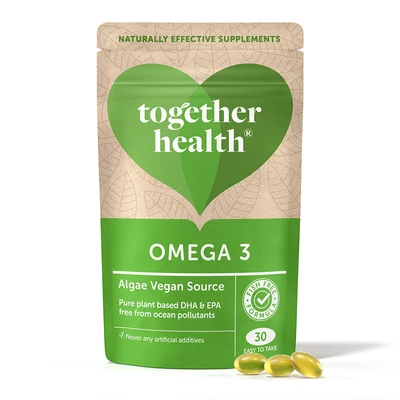 Omega 3 vegano x30 cápsulas blandas, Together Health