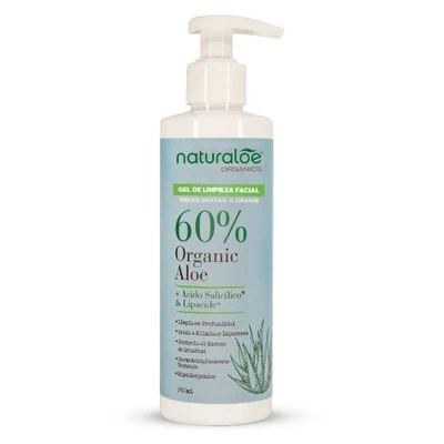 Gel limpieza facial pieles mixtas a grasas 250 ml - Naturaloe