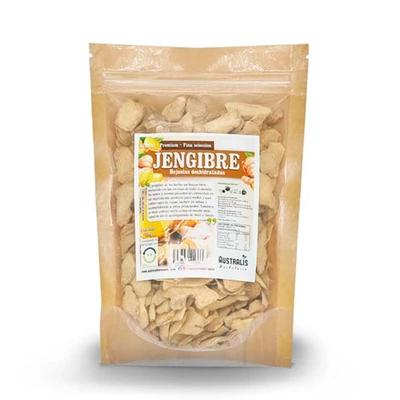 Jengibre en hojuelas deshid. 110 g, Australis