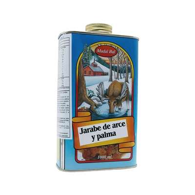 Jarabe de Arce y Palma (Sirope de savia), 1000 mL - Madal Bal 