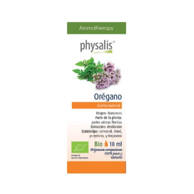 Aceite esencial Orégano orgánico 10 mL - Physalis®