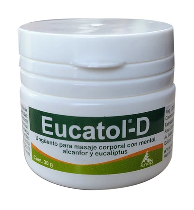 Ungüento mentolado para masaje pectoral 30 g, Eucatol-D