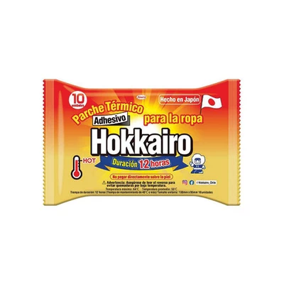 Hokkairo Parche Térmico para la ropa 10 unidades