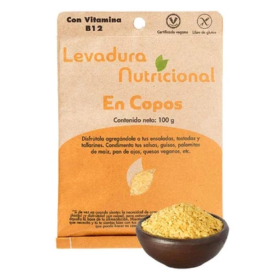 Levadura Nutricional copos 100g, Dulzura natural