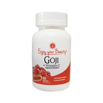 Goji + Vit C 400 mg x 60 cápsulas - Enjoy Your Beauty® 
