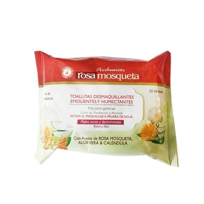 Rosa Mosqueta Pirihueico® Toallitas Desmaquillantes