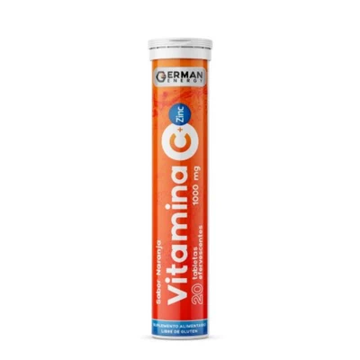 Vitamina C + Zinc 1000 Mg 20 tabletas efervescentes