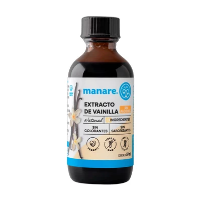 Extracto de vainilla sin alcohol 59 ml, Manare